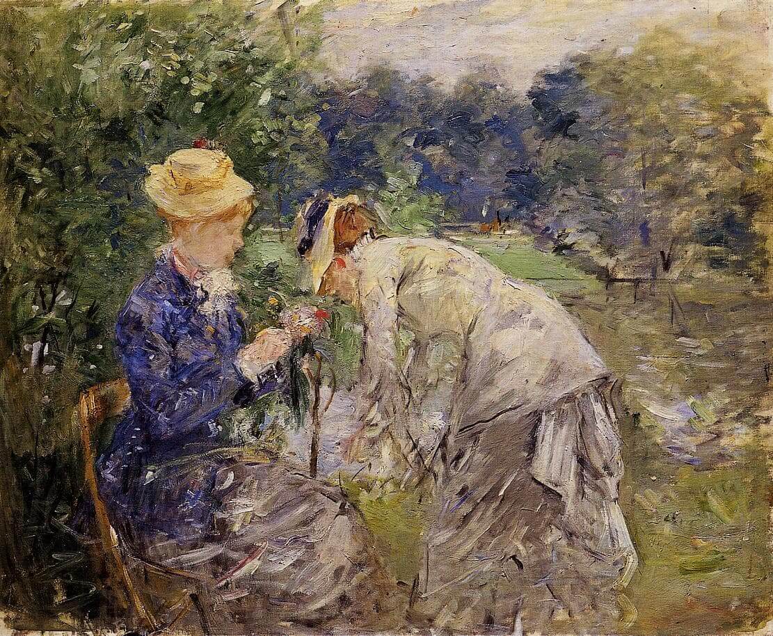 “I Boulogne.skoven” af Berthe Morisot